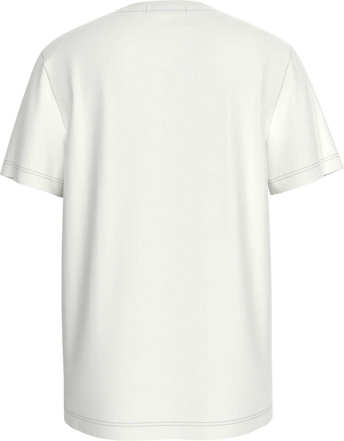 Calvin Klein CKJ STACK LOGO T-SHI Erkek Beyaz T-Shirt