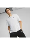 Puma Classics Oversized Tee Beyaz Erkek T-Shirt