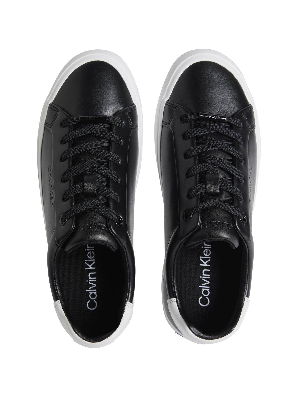 Calvin Klein LACE-UP SNEAKER LTH CK Siyah Kadın Günlük Spor Ayakkabı