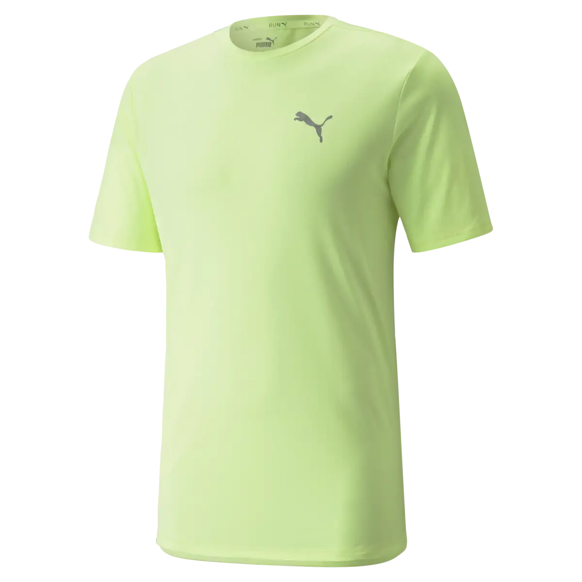 Puma RUN FAV HEATHER SS TEE Sarı Erkek T-Shirt