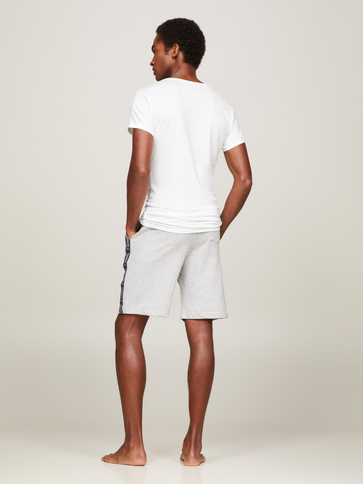 Tommy Hilfiger STRETCH CN TEE SS 3P Erkek Beyaz T-Shirt