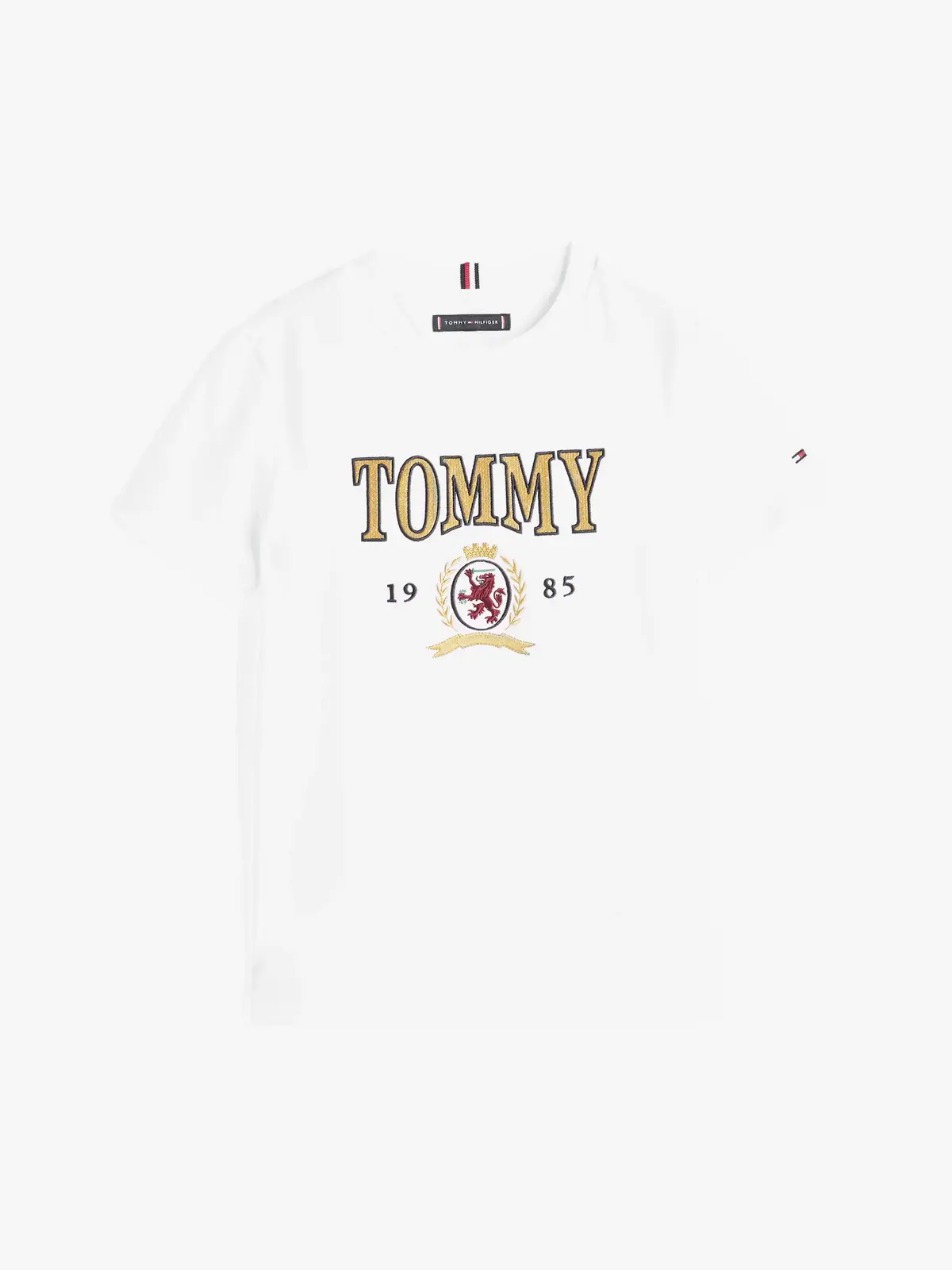 Tommy Hilfiger GOLD GRAPHIC T-SHIRT, YBR Beyaz Erkek Çocuk T-Shirt & Polo