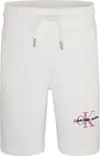 Calvin Klein MONOGRAM OFF PLACED Kadın Beyaz Şort