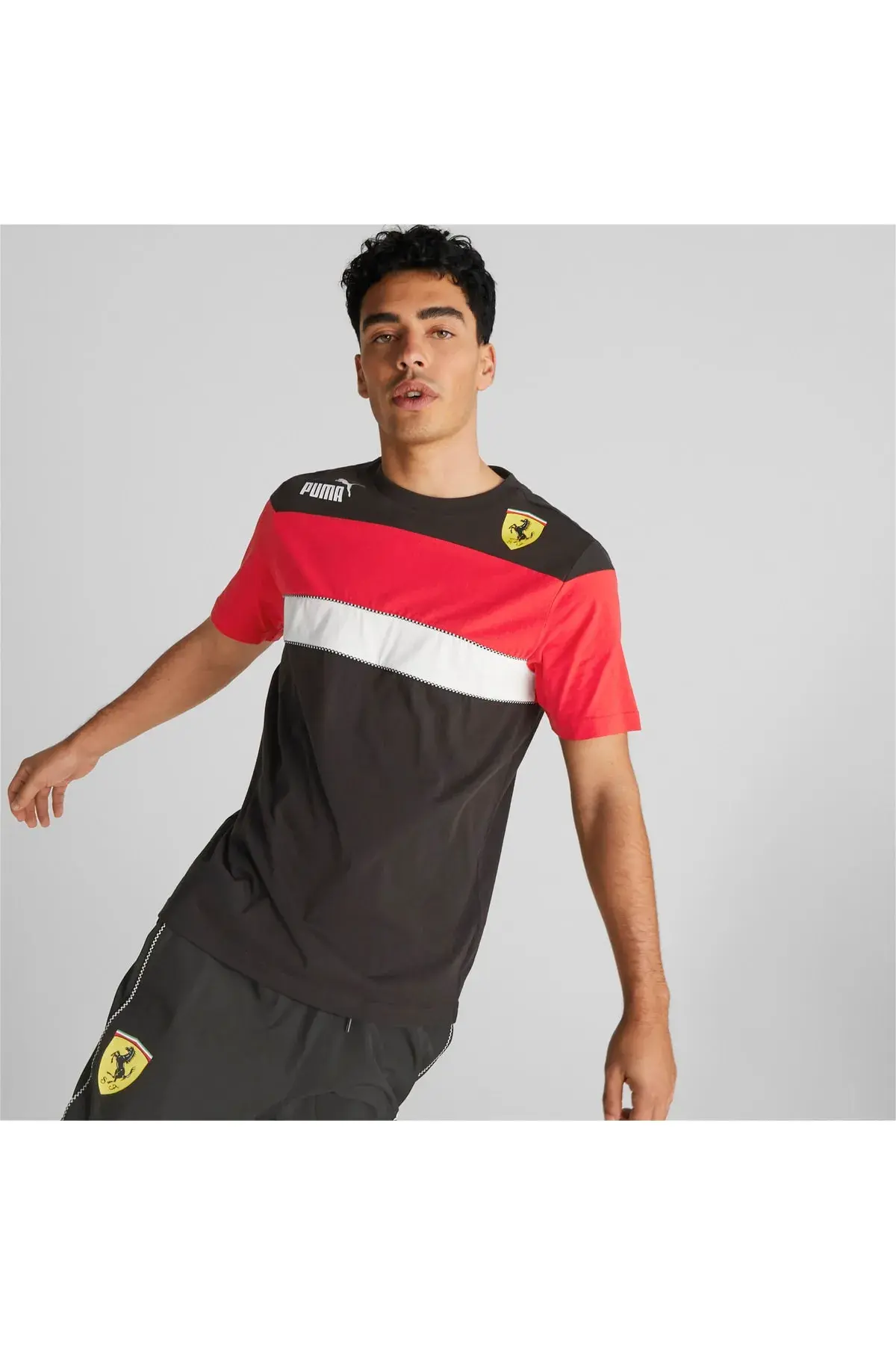 Puma Ferrari Race SDS tee Siyah Erkek T-Shirt