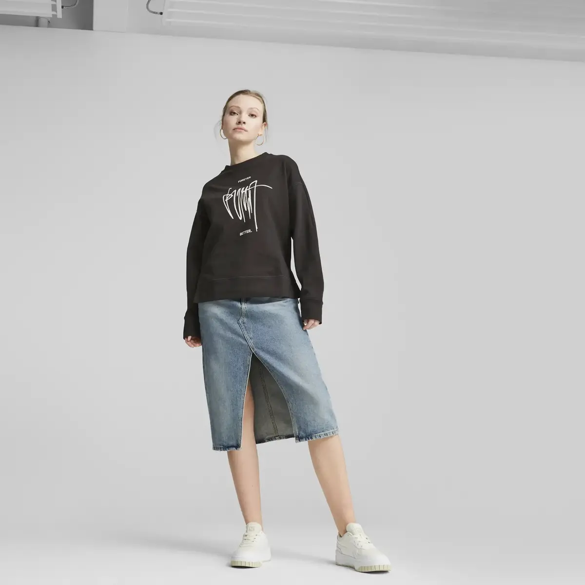 Puma Cali Dream Lth Wns Beyaz Kadın Günlük Spor Ayakkabı