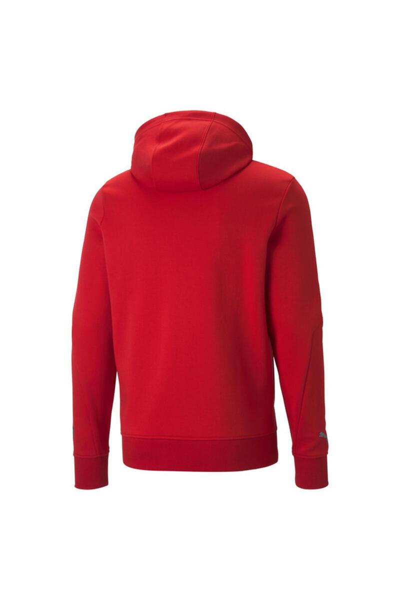 Puma Ferrari Style Hooded Sweat Jacket Kırmızı Erkek Fermuarlı Hoodie