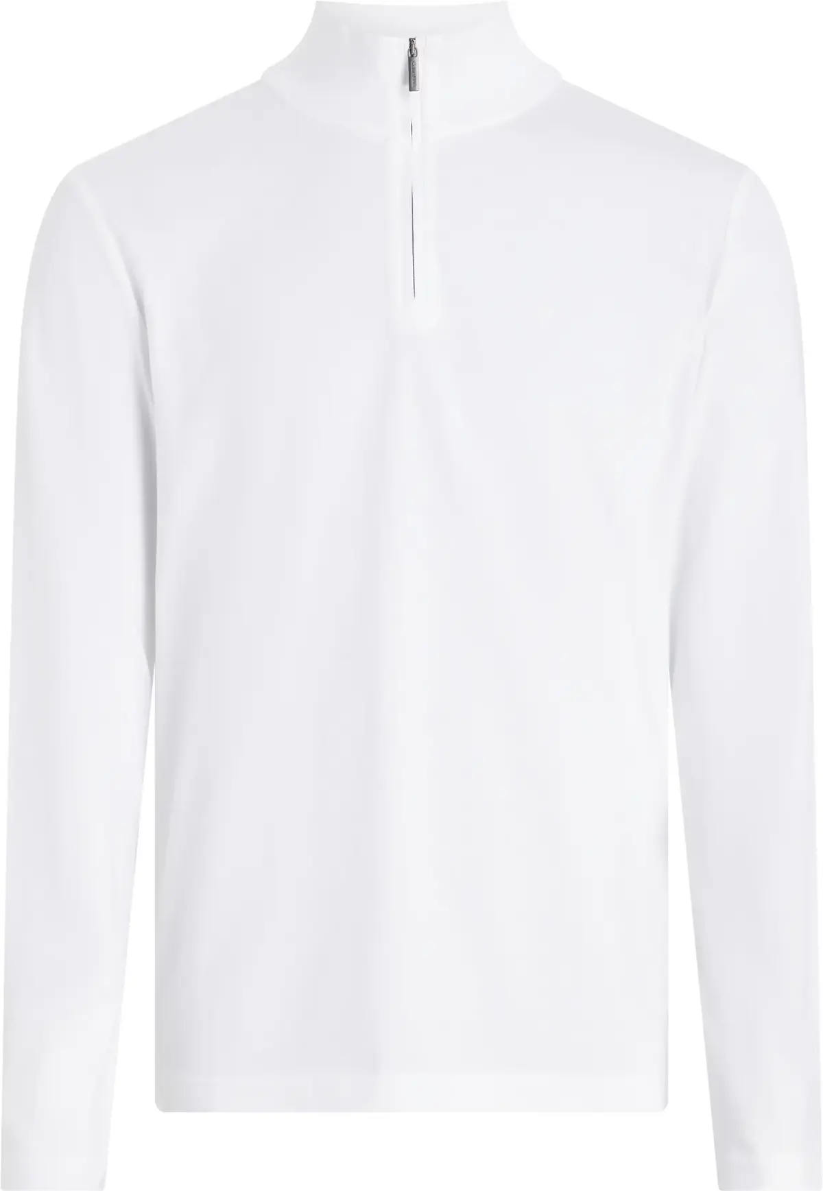 Calvin Klein LIQUID TOUCH LS ZIP Erkek Beyaz Sweatshirt