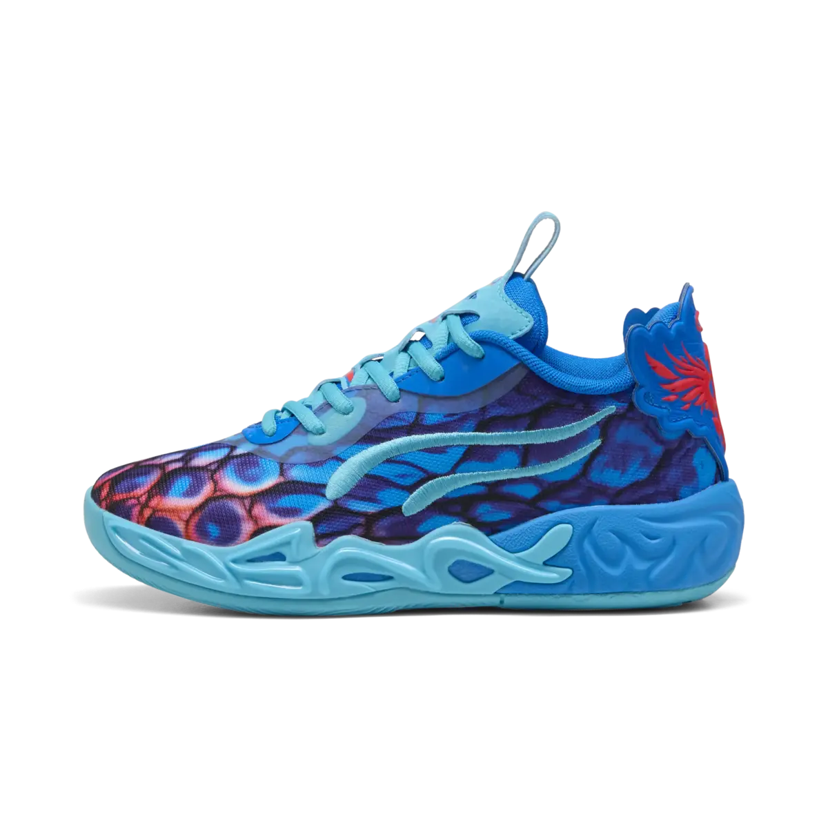 Puma MB.04 Lo Alien Skins JR Mavi Unisex Basketbol Ayakkabısı