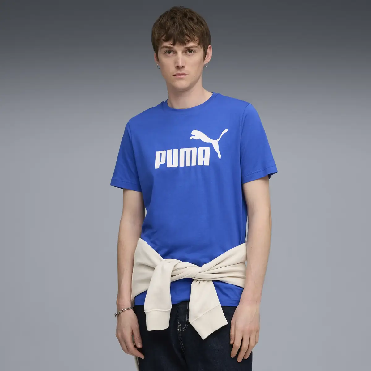 Puma ESS No. 1 Logo Tee Erkek T-Shirt & Polo