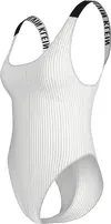 Calvin Klein SCOOP BACK ONE PIECE, YAA Beyaz Kadın Mayo