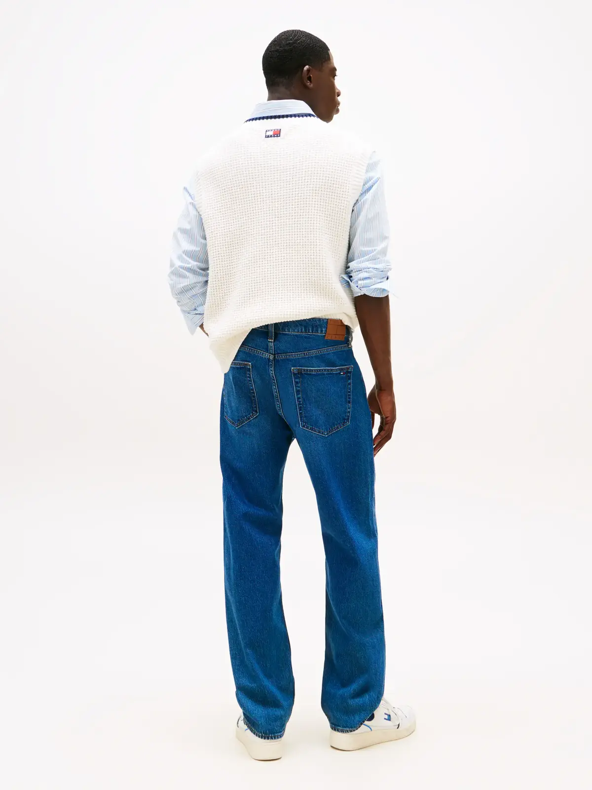 Tommy Hilfiger OTIS REGULAR STR BI0, 1BK Mavi Erkek Kot Pantolon