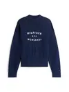 Tommy Hilfiger COMPACT KNIT GRAPHIC, C1G Lacivert Kadın Kazak