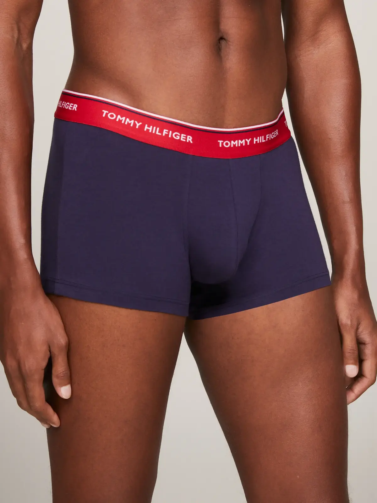 Tommy Hilfiger 3P LR TRUNK Erkek Siyah 3lü Boxer