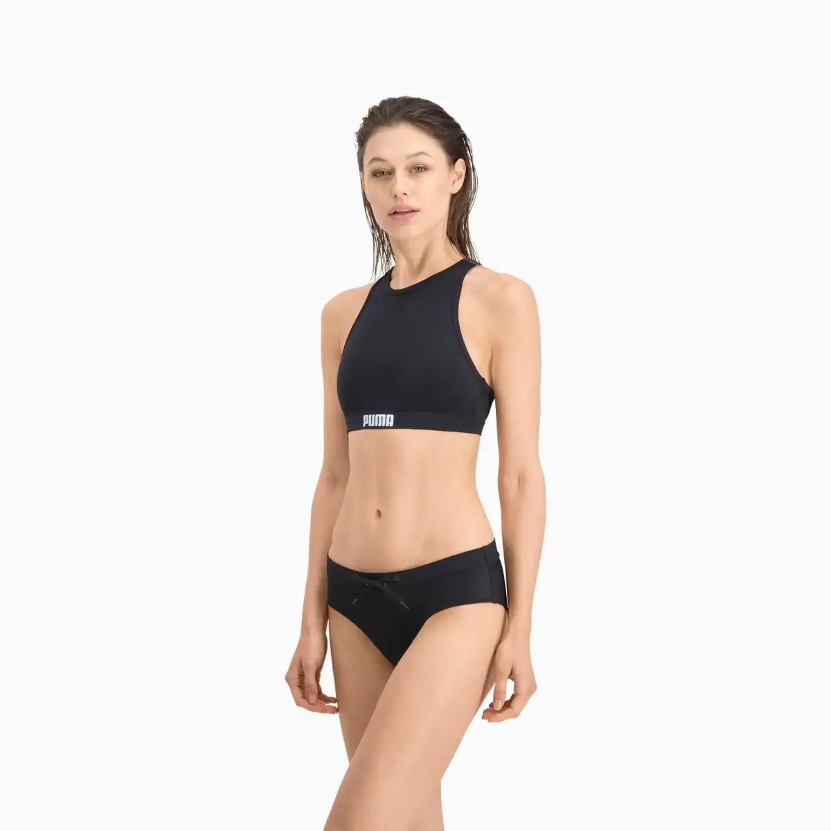 Puma Racerback Top Siyah Bikini Üstü