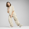 Puma WARDROBE ESS Relaxed Tee Bej Kadın T-Shirt