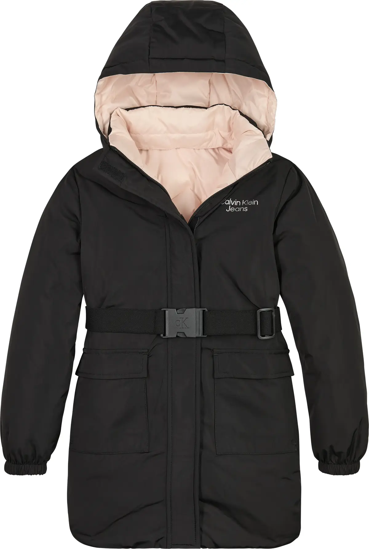 Calvin Klein REVERSIBLE PADDED LO Kadın Siyah Şişme Mont