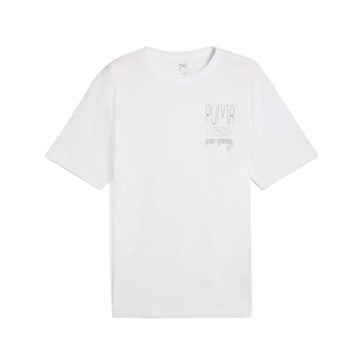 Puma M GRAPHICS TRAIN RELAXED TEE Beyaz Erkek T-Shirt