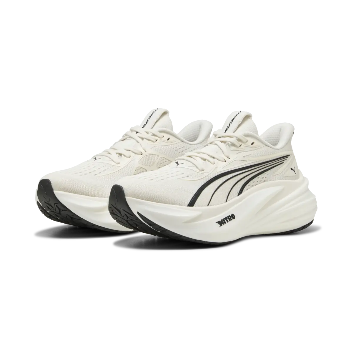 PUMA MagMax NITRO 2 Wns Krem Kadın Yürüyüş ve Koşu Ayakkabısı