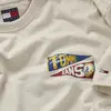 Tommy Hilfiger TJM RLX UNI FLAG TIG Erkek Bej T-Shirt