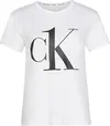 Calvin Klein S/S CREW NECK Erkek Beyaz T-Shirt