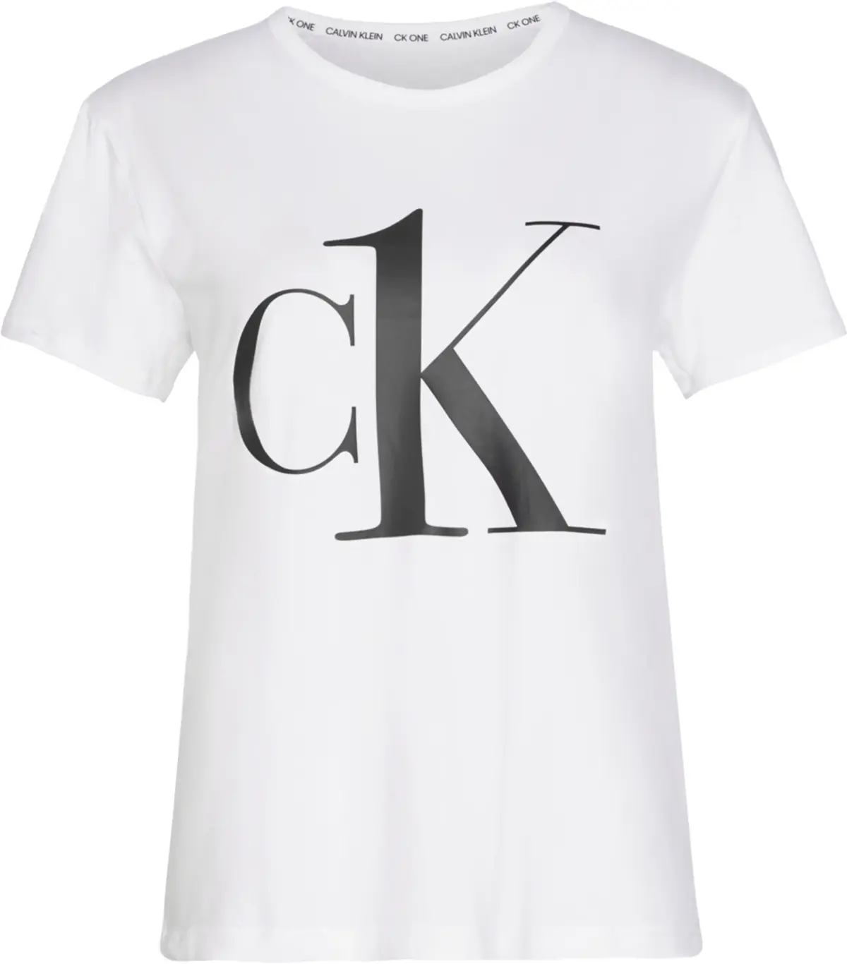 Calvin Klein S/S CREW NECK Erkek Beyaz T-Shirt