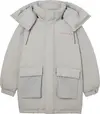 Calvin Klein SUSTAINABLE LONG PAR Erkek Gri Şişme Mont