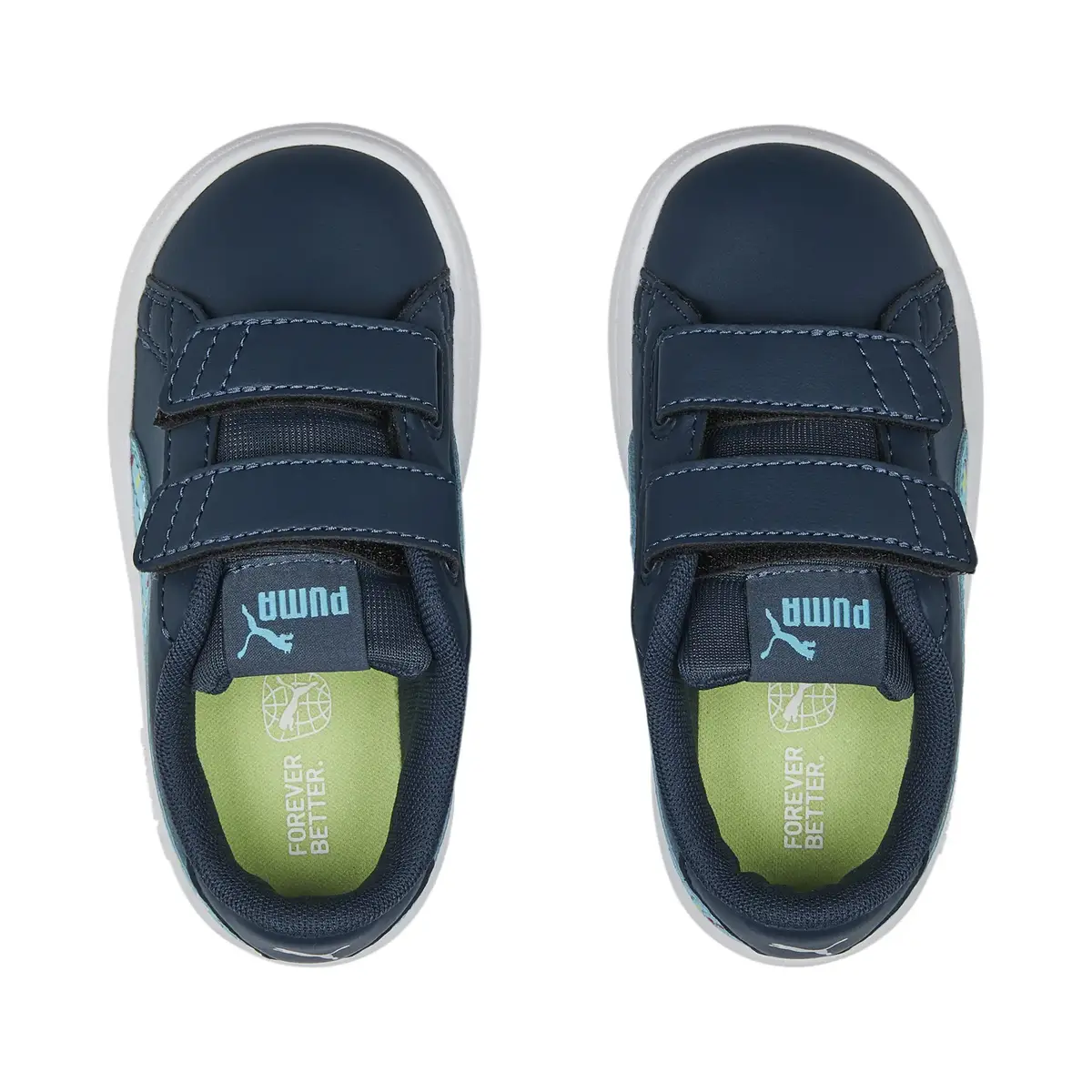Puma Smash v2 Crush V Inf Lacivert Kız Çocuk Günlük Spor Ayakkabı