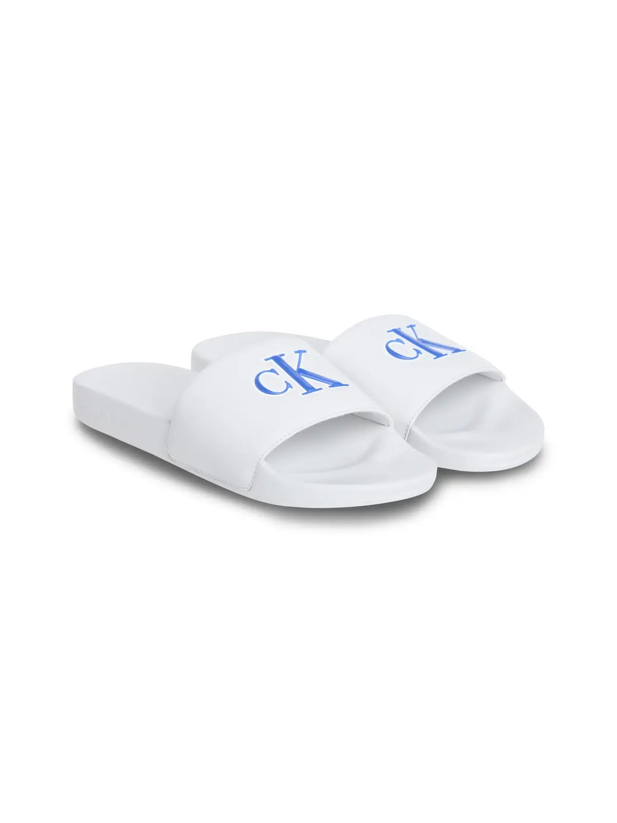Calvin Klein SLIDE JELLY MONO PU Beyaz Erkek Terlik