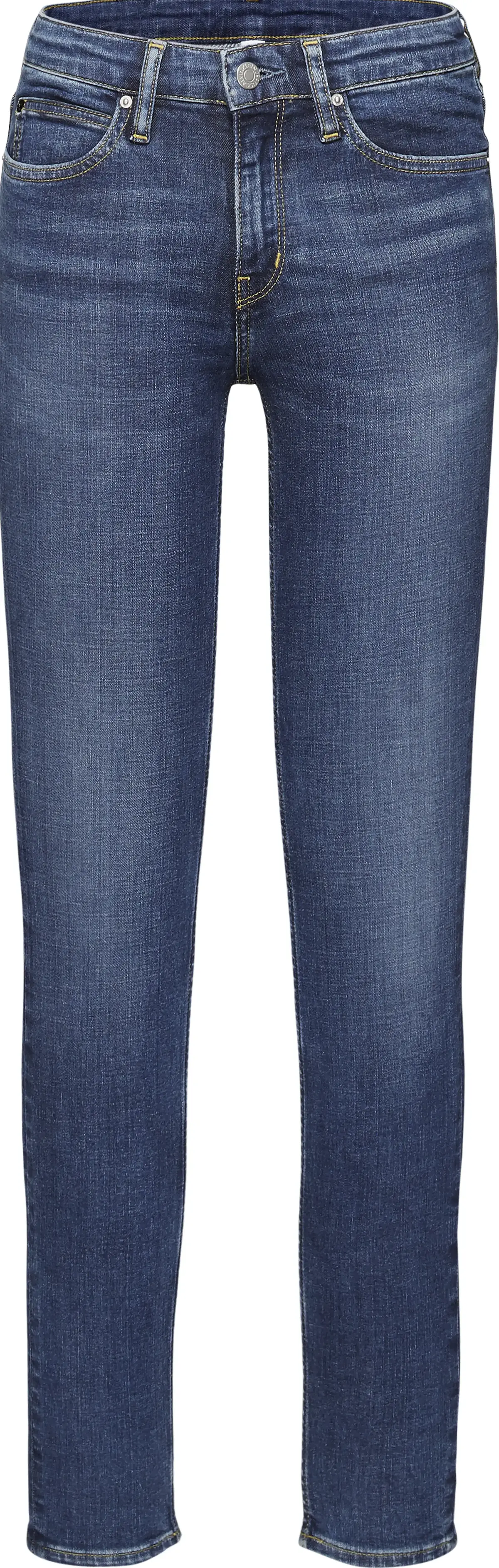 Calvin Klein CKJ 011 MID RISE SKI Kadın Mavi Kot Pantolon
