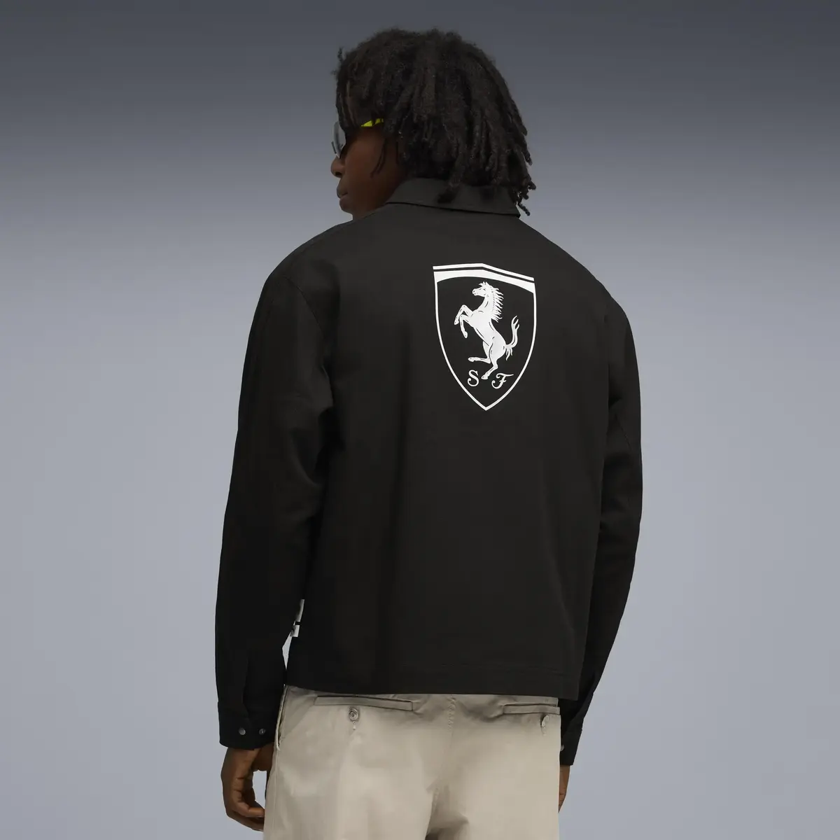 Puma Ferrari Lifestyle Jacket Siyah Erkek Fermuarlı Ceket