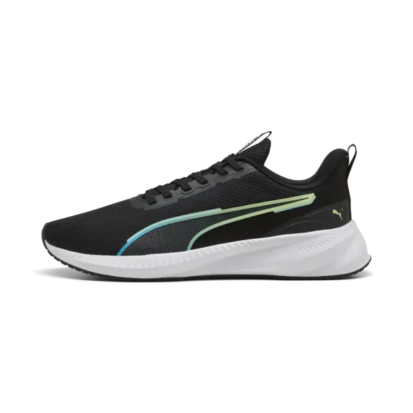 PUMA Flyer Lite 3 PUMA Black-Speed Blue-Fizzy Siyah Erkek Yürüyüş ve Koşu Ayakkabısı