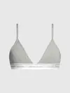 Calvin Klein UNLINED TRIANGLE Kadın Gri Sütyen