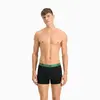 Puma PUMA HERITAGE STRIPE BOXER 2P green Yeşil Erkek 2'li Boxer