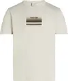 Calvin Klein GRADIENT LOGO T-SHIR, PEA Krem Erkek T-Shirt & Polo