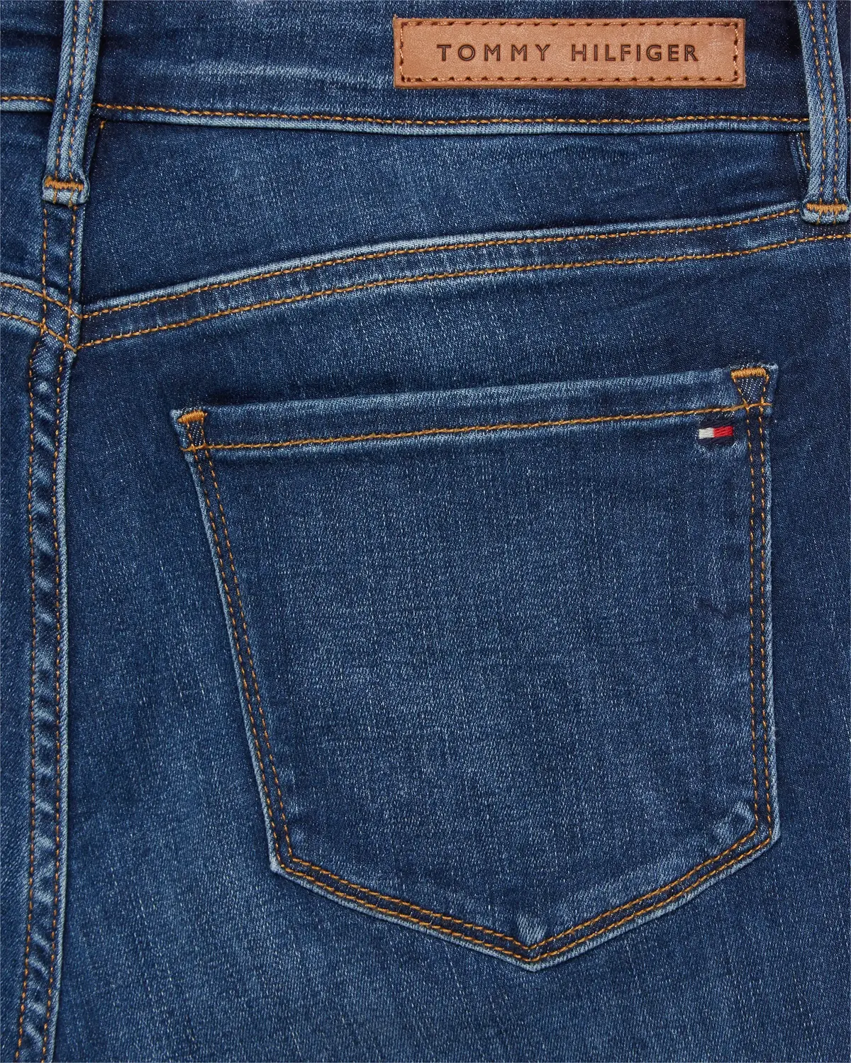 Tommy Hilfiger HERITAGE COMO SKINNY Kadın Mavi Kot Pantolon