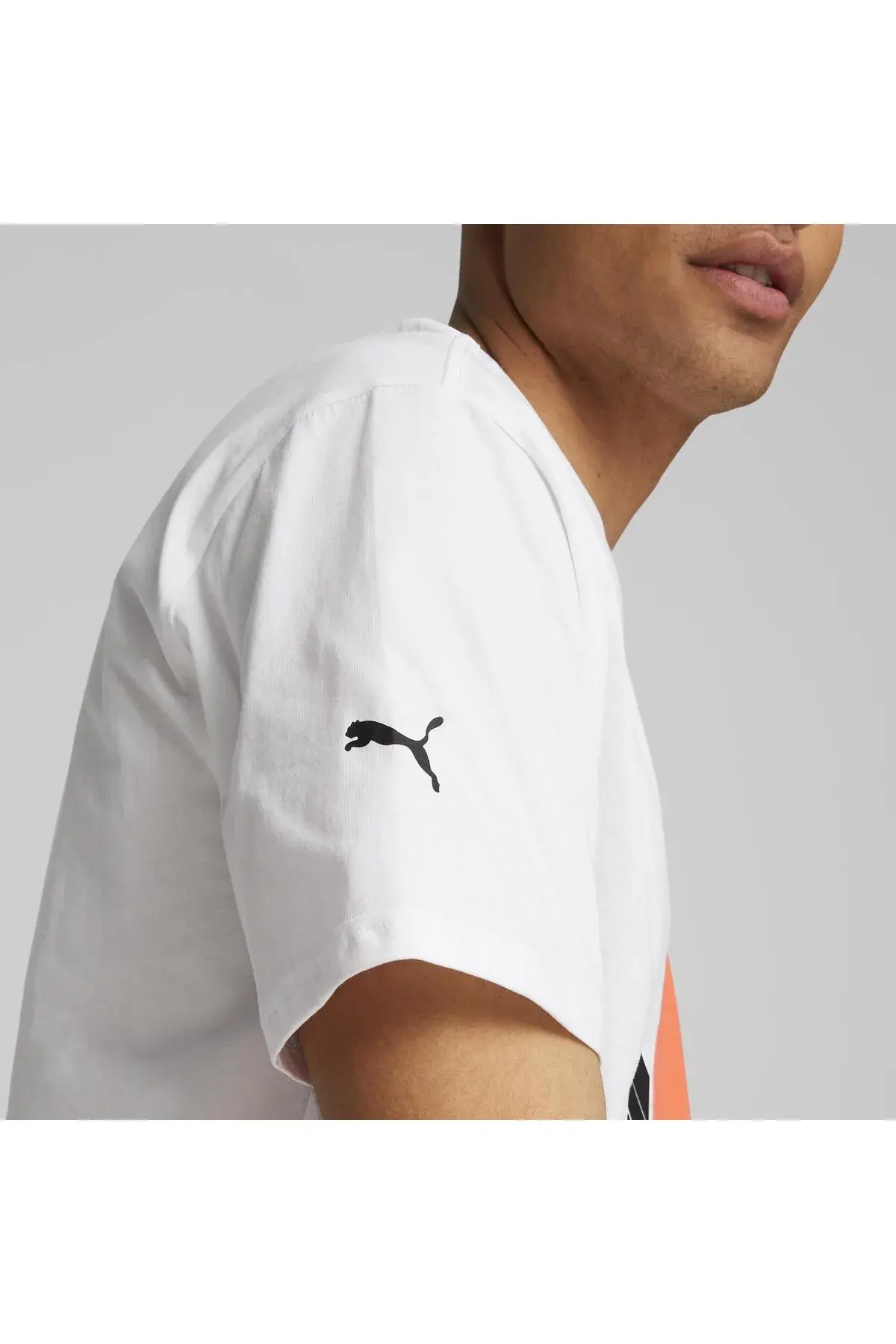 Puma AMG Statement Tee Beyaz Erkek T-Shirt