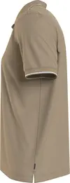 Calvin Klein STRETCH PIQUE TIPPIN Erkek Krem Polo T-Shirt