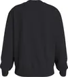 Calvin Klein MONOLOGO STENCIL CRE Erkek Siyah Sweatshirt