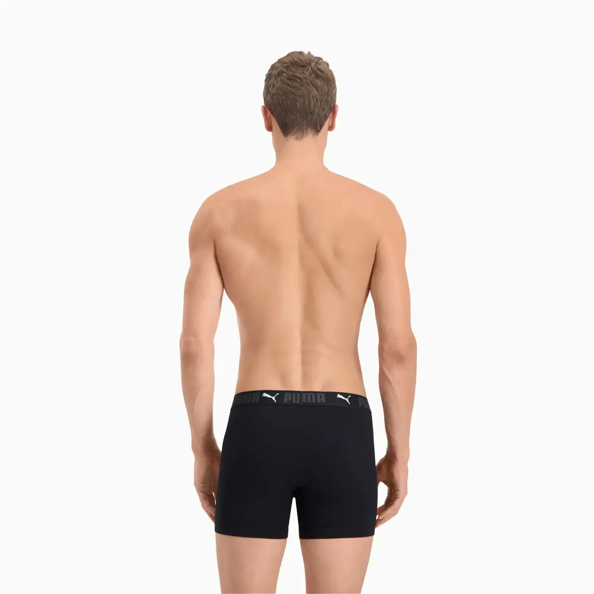 Puma PUMA SPORT COTTON BOXER 2P black Siyah Erkek 2'li Boxer