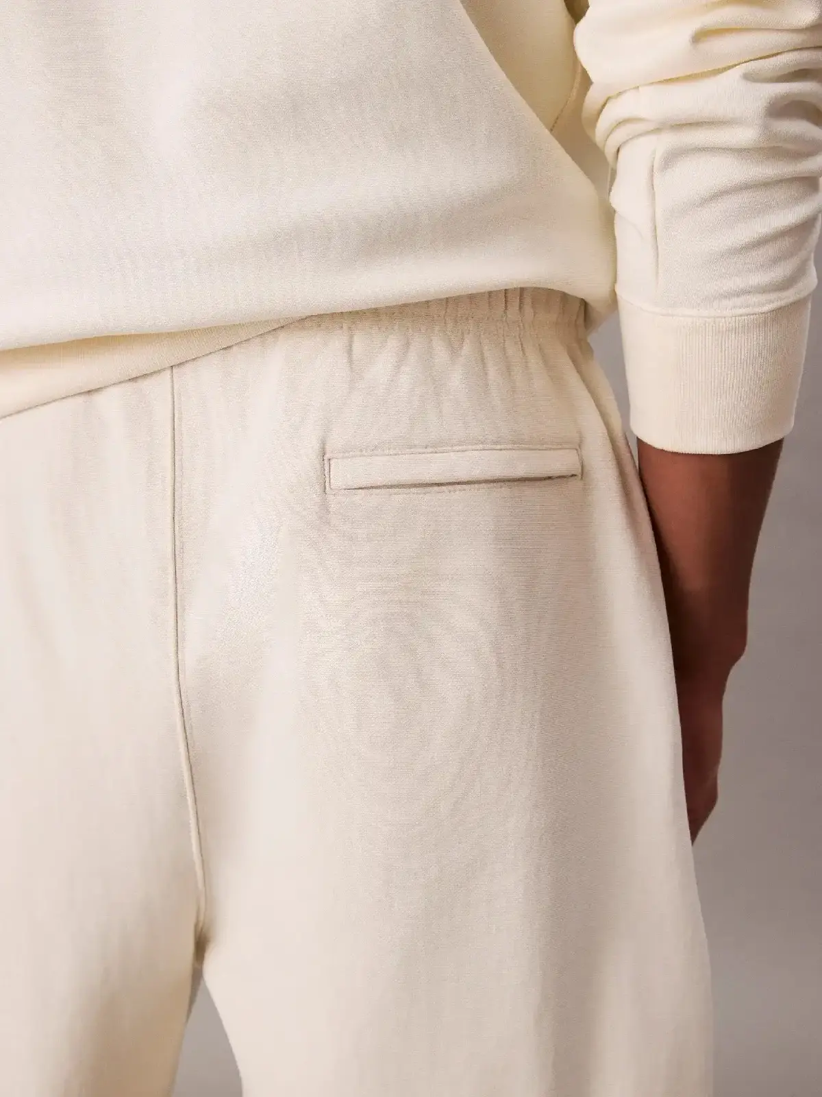 Calvin Klein PREMIUM TERRY CHAIN STITCH SHORT Bej Erkek Şort