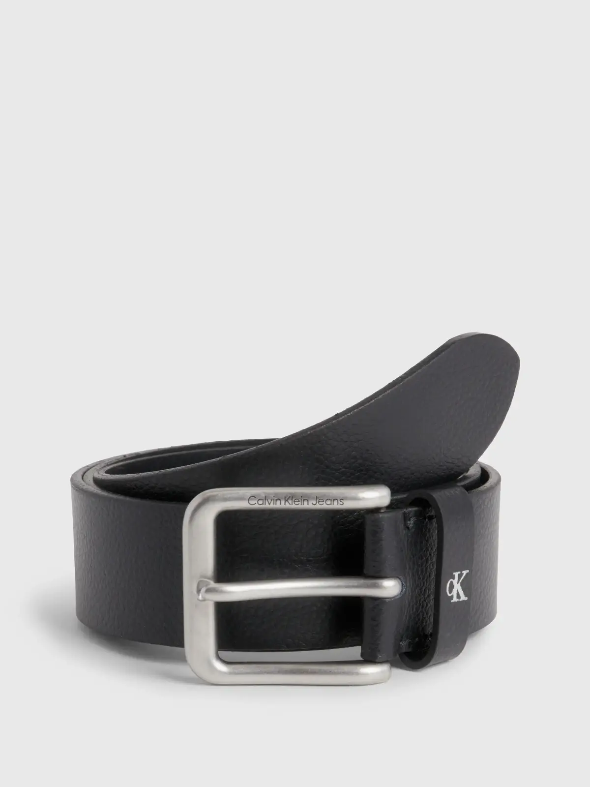 Calvin Klein ROUNDED CLASSIC BELT Erkek Siyah Kemer