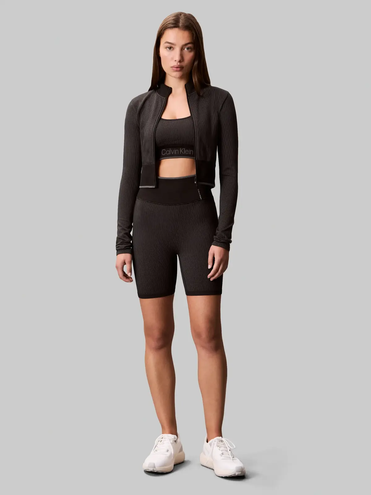 Calvin Klein WO - CYCLING SHORT, UB1 Siyah Kadın Tayt