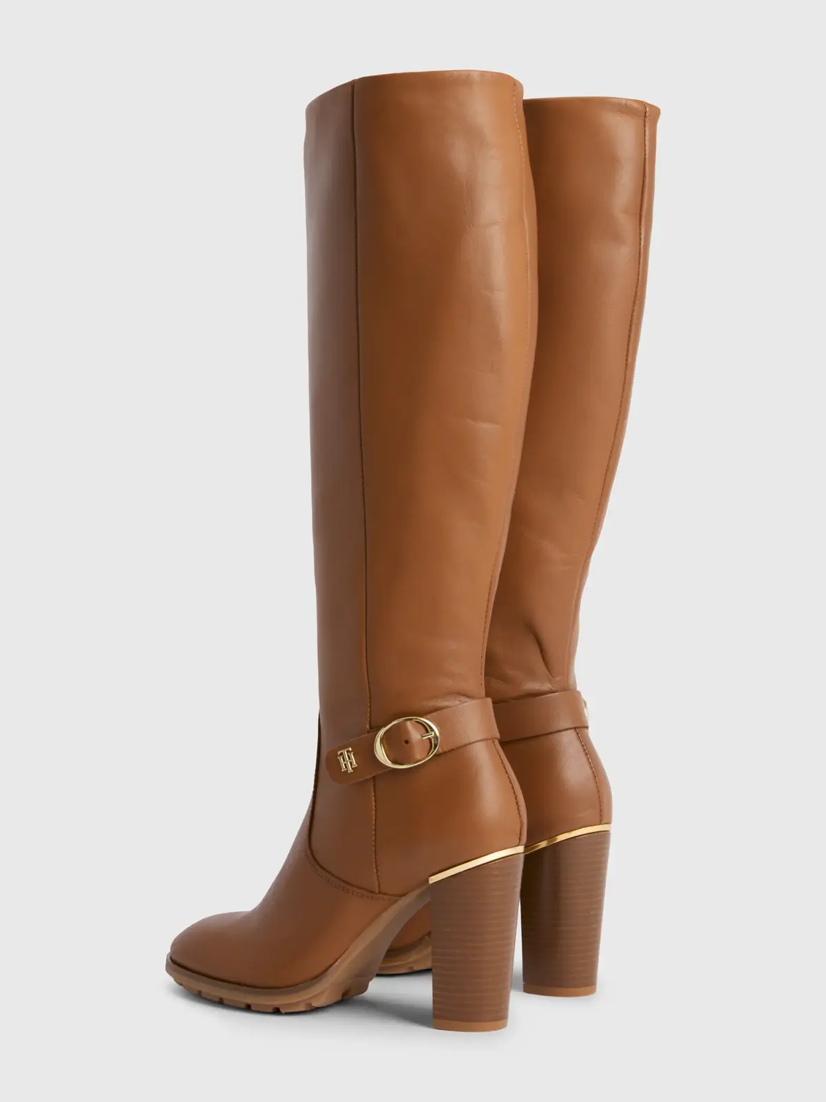 Tommy Hilfiger BELT HIGH HEEL LONGB Kadın Kahverengi Bot