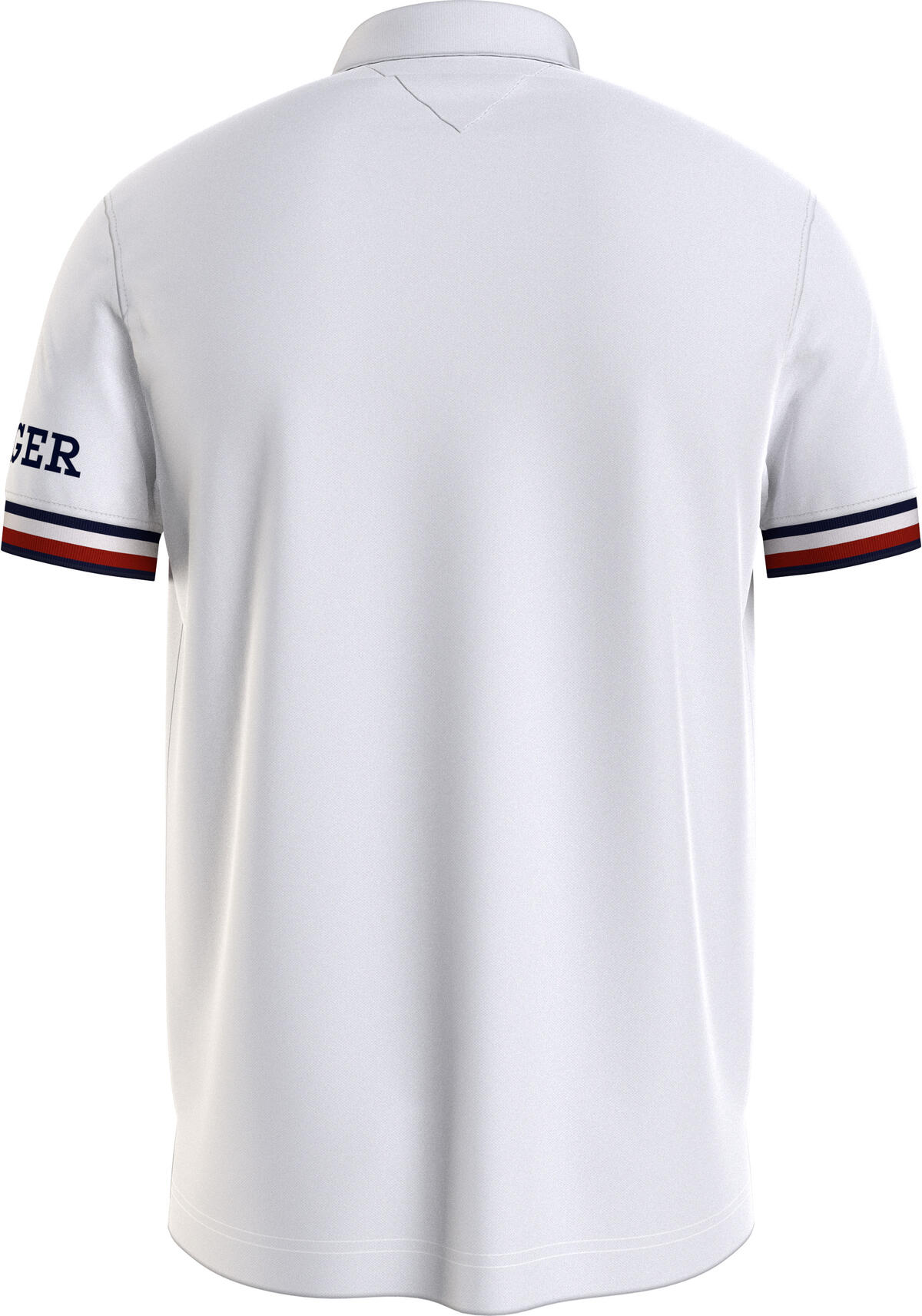 Tommy Hilfiger MONOTYPE GS CUFF SLI Erkek Beyaz Polo T-Shirt