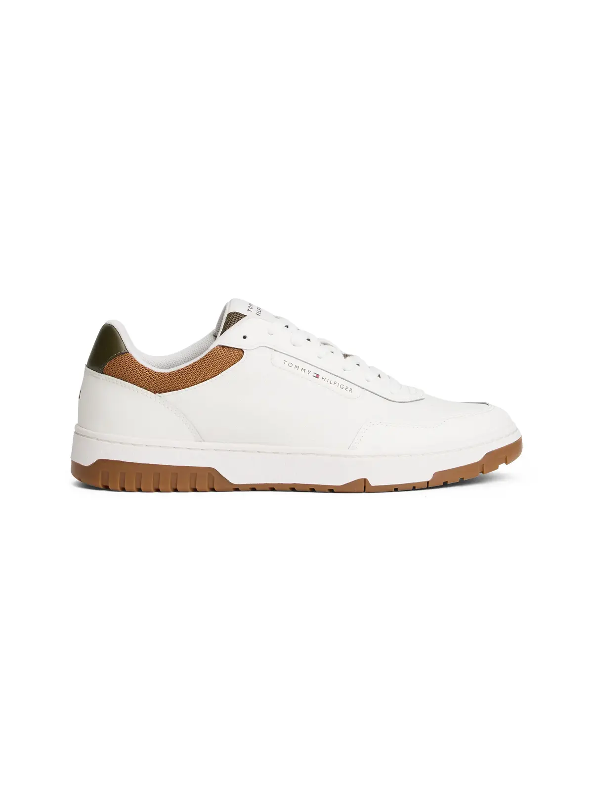 Tommy Hilfiger TH BASKET CORE LTH Beyaz Erkek Spor Ayakkabı & Sneaker
