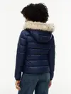 Tommy Hilfiger TJW BASIC HOODED DOW, C1G Lacivert Kadın Mont
