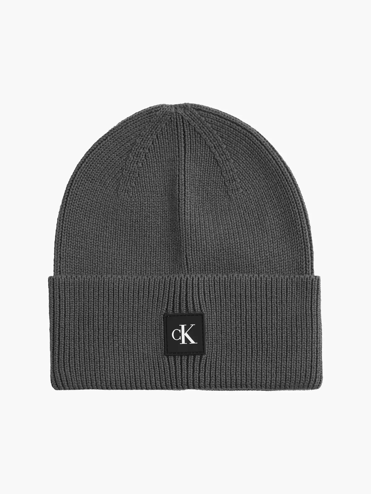 Calvin Klein MONOGRAM RUBBER PATC Erkek Antrasit Bere