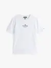Tommy Hilfiger RWB HILFIGER TEE Erkek Beyaz T-Shirt