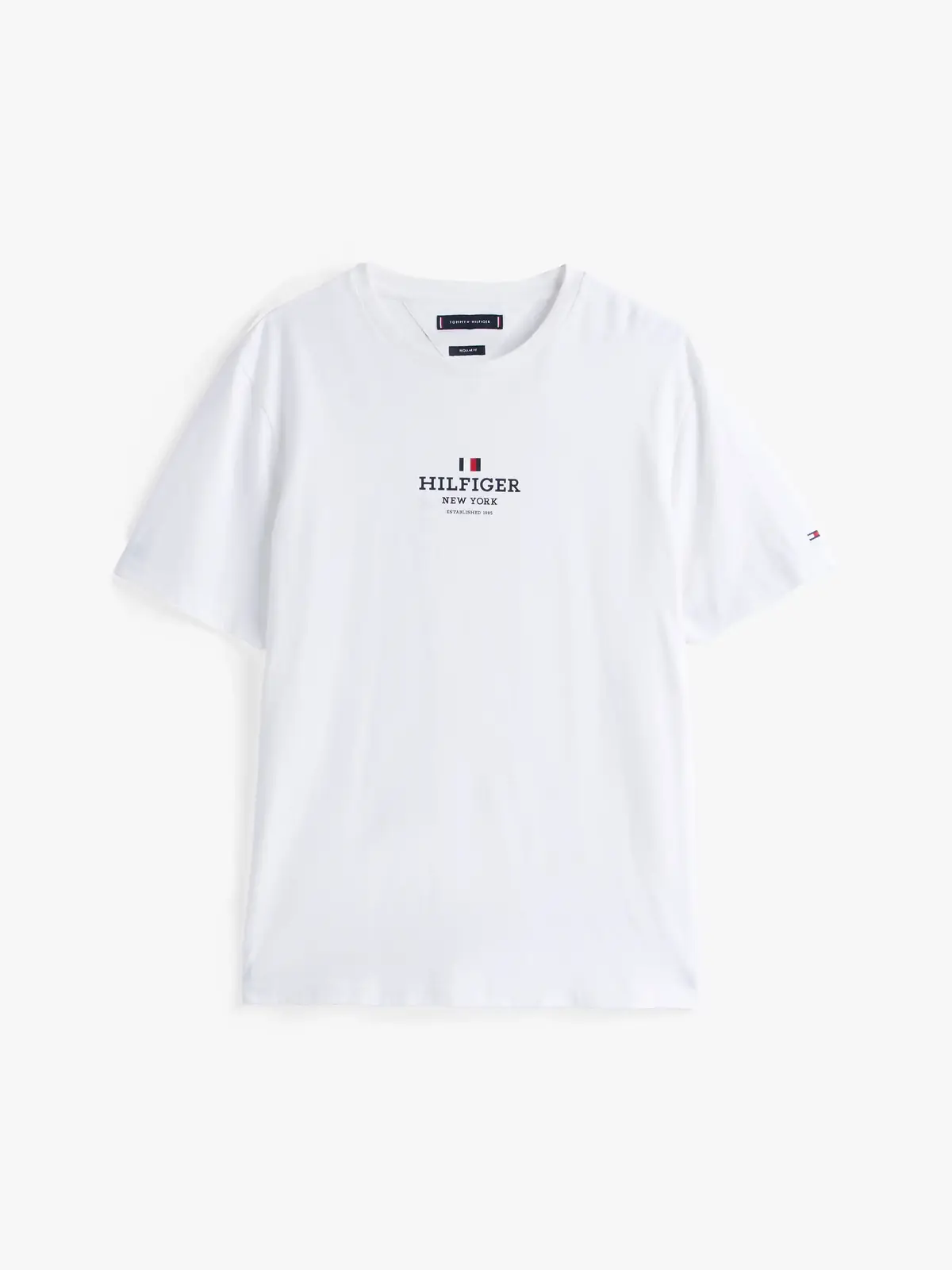 Tommy Hilfiger RWB HILFIGER TEE Erkek Beyaz T-Shirt
