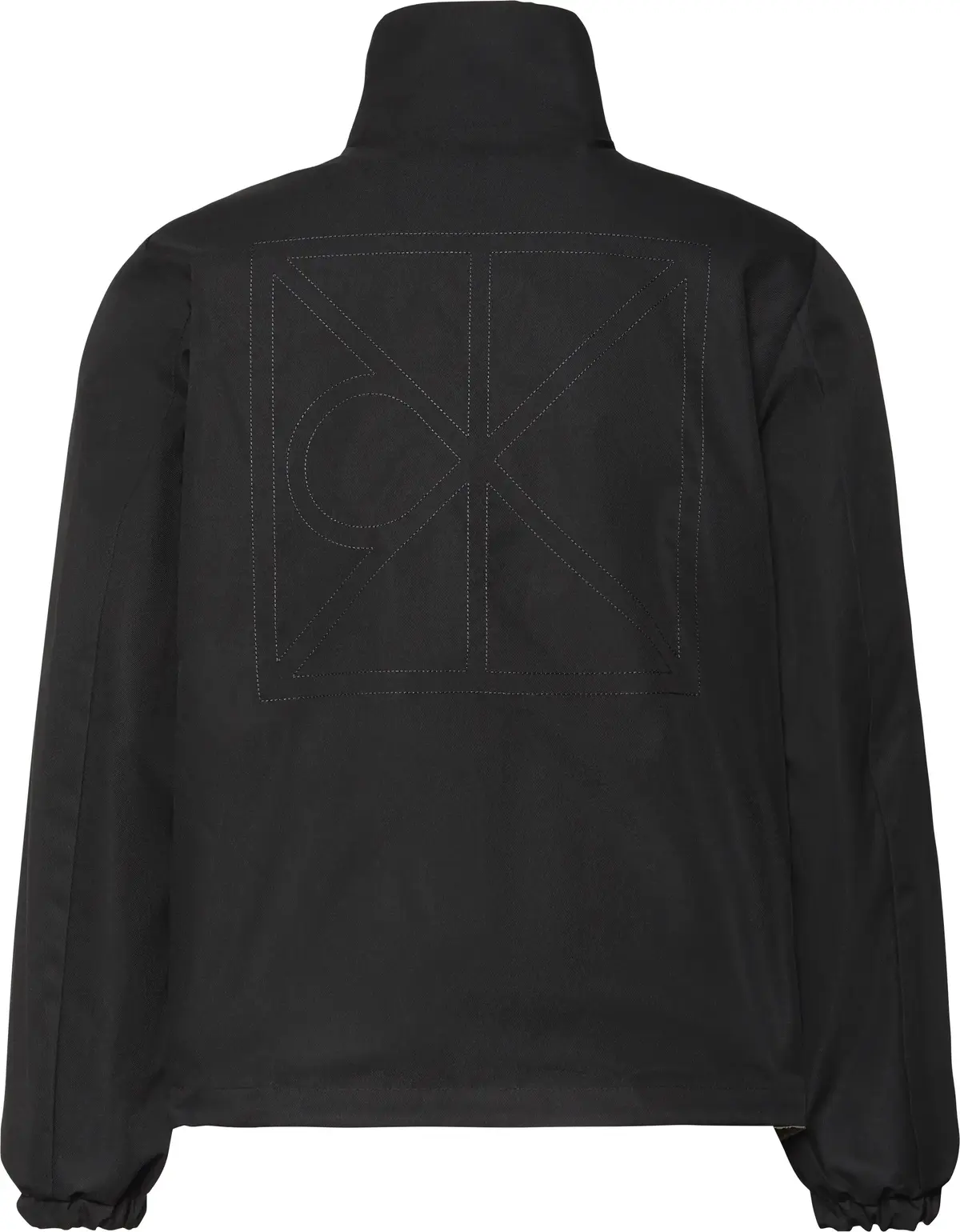 Calvin Klein LS NYLON AOP UNFILLED REVERSIBLE Erkek Siyah Mont